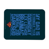 Superman - Mijn vader is sterker dan... Magneet (Horizontaal)