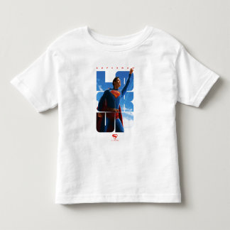 Superman Opkijkende Pose Kinder Shirts