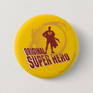 Superman Original Super Hero Ronde Button 5,7 Cm