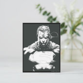 Superman Outline Briefkaart (Staand voorkant)