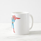 Superman Posing Koffiemok (Voorkant rechts)