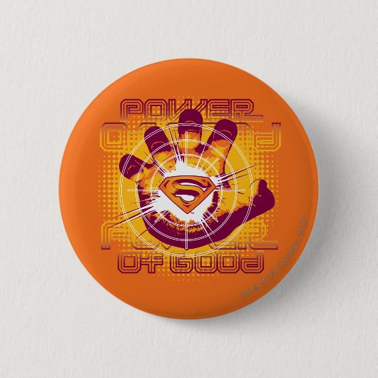 Superman Power of Good Ronde Button 5,7 Cm (Voorkant)