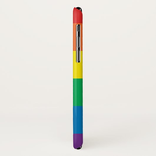 Superman Rainbow-Logo Case-Mate iPhone Case (Achterkant/links)