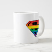 Superman Rainbow-Logo Extra Grote Beker (Voorkant rechts)
