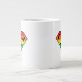 Superman Rainbow-Logo Extra Grote Beker (Voorkant)