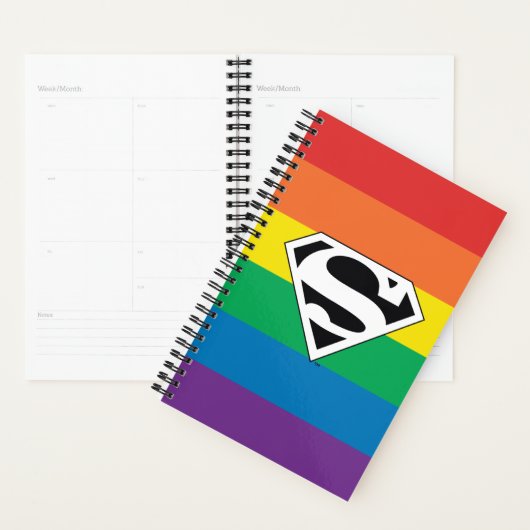 Superman Rainbow-Logo Planner (Display)