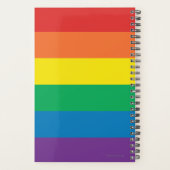 Superman Rainbow-Logo Planner (Achterkant)