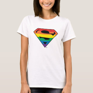 Superman Rainbow-Logo T-shirt