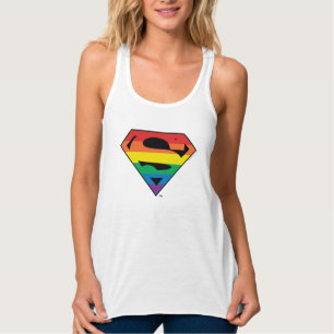 Superman Rainbow-Logo Tanktop