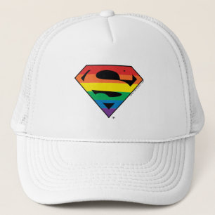 Superman Rainbow-Logo Trucker Pet