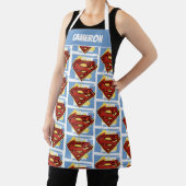 Superman Red en Blue Pattern Schort (Insitu)