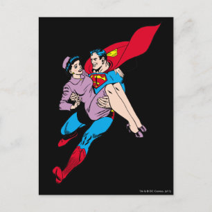 Superman redt Louis Briefkaart