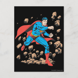 Superman rent in Rubble Briefkaart
