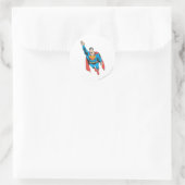 Superman Right Arm Ram Ronde Sticker (Tas)