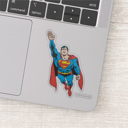 Superman Right Arm Ram Sticker (Detail)