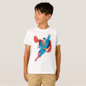 Superman Right Fist Opgerold T-shirt (Voorkant volledig)