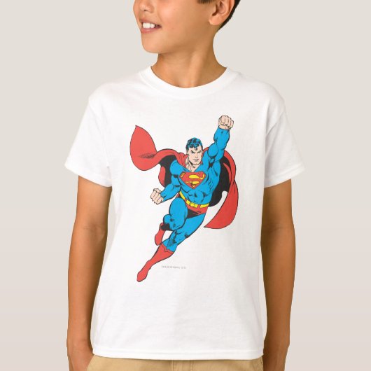 Superman Right Fist Opgerold T-shirt (Voorkant)