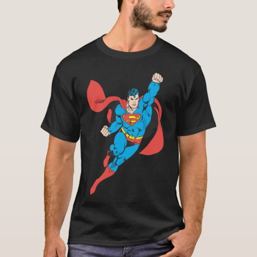 Superman Right Fist Opgerold T-shirt (Voorkant)