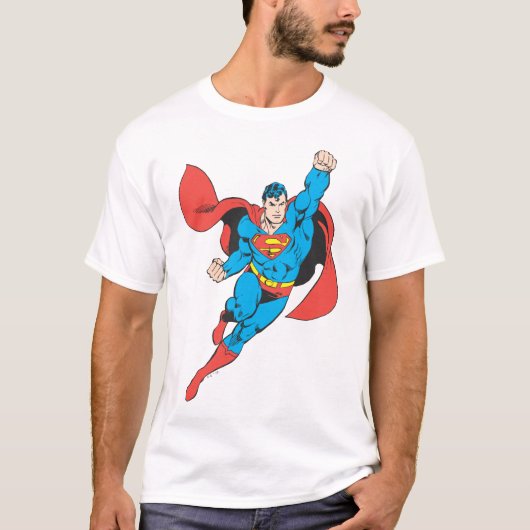 Superman Right Fist Opgerold T-shirt (Voorkant)