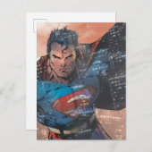 Superman - rood briefkaart (Voorkant / Achterkant)
