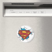 Superman S-Shield | Binnen wolken Logo Magneet (Insitu (Vaatwasser))