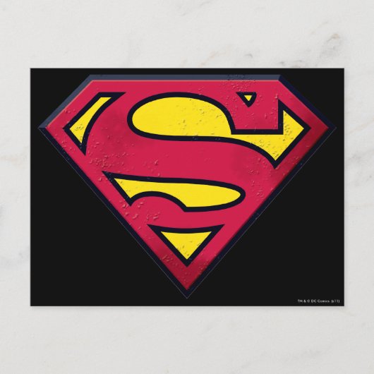 Superman S-Shield | Dirt Logo Briefkaart (Voorkant)