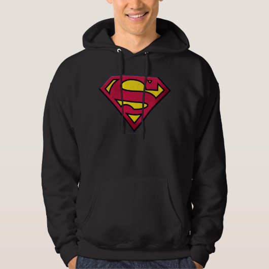 Superman S-Shield | Dirt Logo Hoodie (Voorkant)