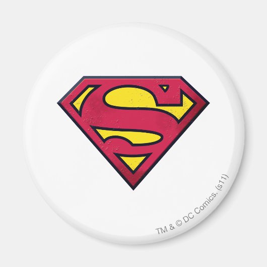 Superman S-Shield | Dirt Logo Magneet (Voorkant)