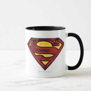 Superman S-Shield   Donkere rode Logo Mok