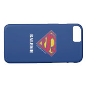 Superman S-Shield | Dot Logo | Jouw namen toevoege Case-Mate iPhone Case (Achterkant (Horizontaal))