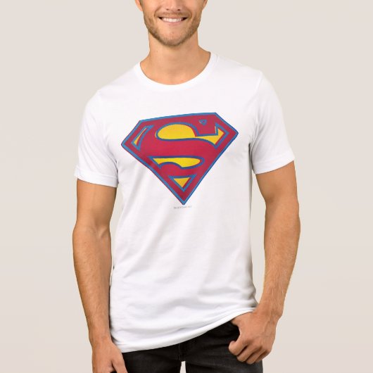 Superman S-Shield | Dot Logo Tri-Blend Shirt (Voorkant)