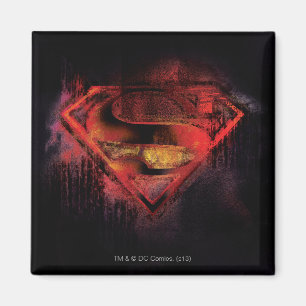 Superman S-Shield   Gedopte Logo Magneet