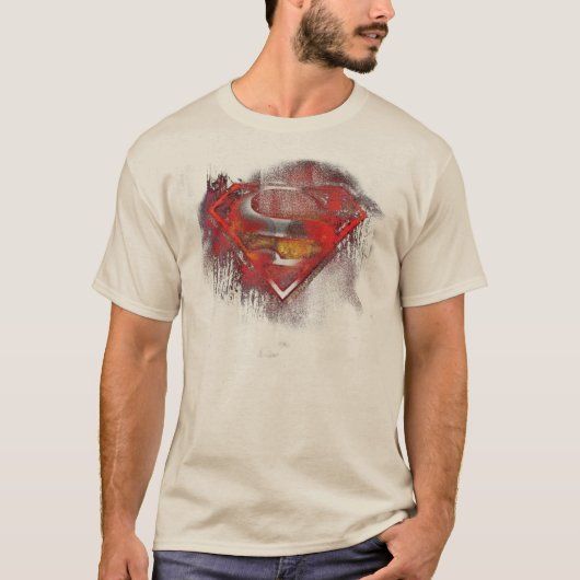 Superman S-Shield | Gedopte Logo T-shirt (Voorkant)