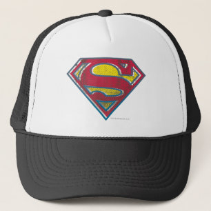 Superman S-Shield Gedrukte Logo Trucker Pet