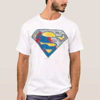 Superman S-Shield | Geel grijs Rood Zwart Mix Logo