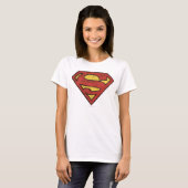 Superman S-Shield | Grunge Logo T-shirt (Voorkant volledig)