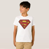 Superman S-Shield | Grunge Logo T-shirt (Voorkant volledig)