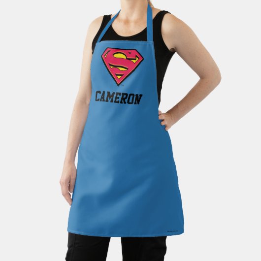 Superman S-Shield | Klassieke Logo 2 | Jouw namen  Schort (Insitu)