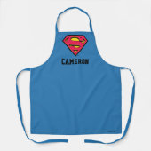 Superman S-Shield | Klassieke Logo 2 | Jouw namen  Schort (Voorkant)