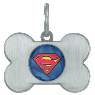 Superman S-Shield Klassieke Logo Huisdieren Naamplaatje