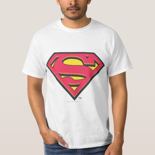 Superman S-Shield | Klassieke Logo T-shirt (Voorkant)