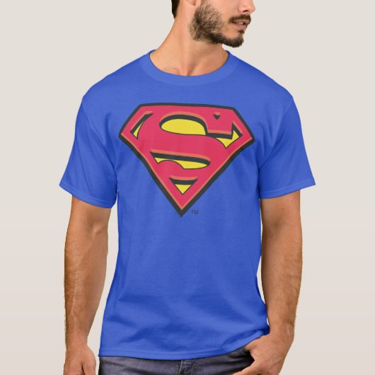 Superman S-Shield | Klassieke Logo T-shirt (Voorkant)