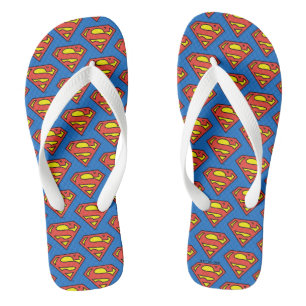 Superman S-Shield Klassieke Logo Teenslippers
