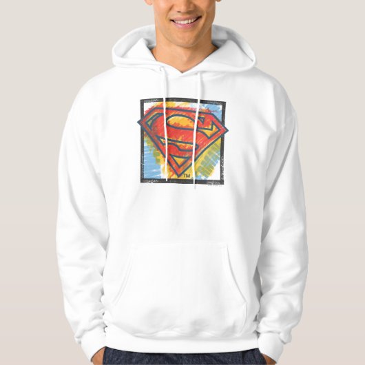 Superman S-Shield | Kleur Logo Hoodie (Voorkant)