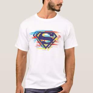 Superman S-Shield   Kleurrijke Logo T-shirt
