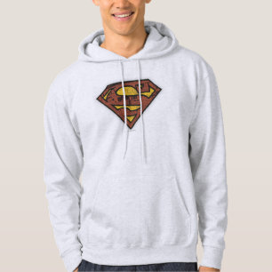 Superman S-Shield Kranten Logo Hoodie