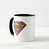 Superman S-Shield | Krantenpapier Logo Mok (Voorkant links)