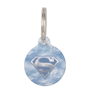 Superman S-Shield Light Blue City Logo Huisdierpenning