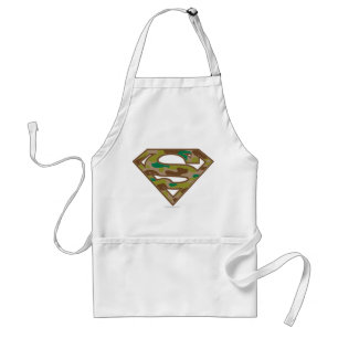Superman S-Shield Logo Camouflage Standaard Schort