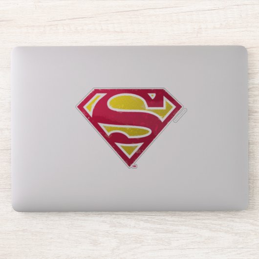 Superman S-Shield | Logo van Stippen met een handi Sticker (Computer)